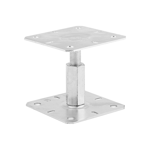 Reguliuojama kolonos atrama 130 × 130 × 100-150 mm M20