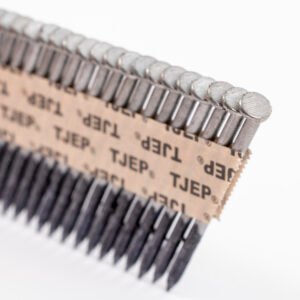 TJEP 34° juostinės vinys 2,8 × 63 mm rifliuotos, karštai cinkuotos, pilna galva – 1200 vnt.