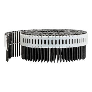 TJEP 0° būgninės vinys 2,5 × 50 mm rifliuotos, karštai cinkuotos ir juodai dažytos – 1950 vnt.
