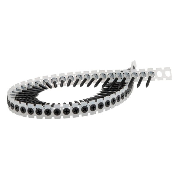 839963_TJEP_CPS_35-35_collated_screw_strip_02.jpg TJEP juostiniai sraigtai 3,5 × 35 mm, GKP ir metalui – 1000 vnt.