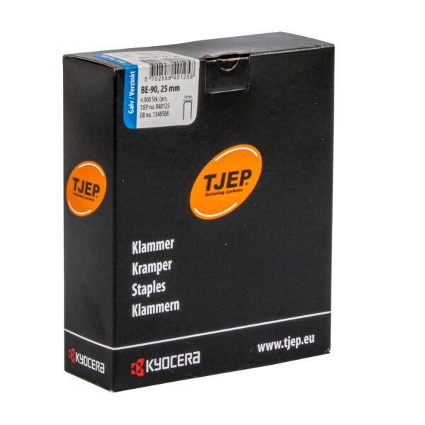 TJEP kabės BE-90 25 mm EG (4000 vnt.)