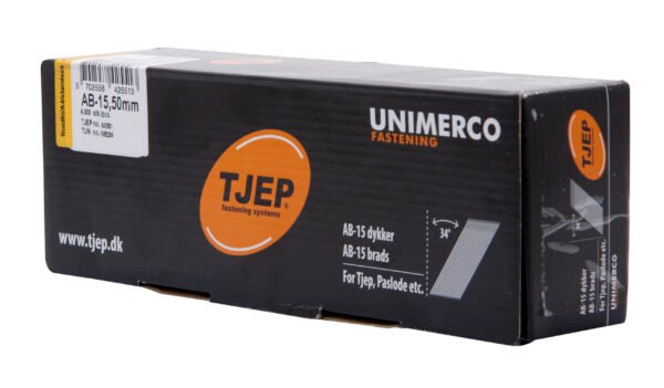 TJEP 34° apdailinės vinys 15G 1,8 × 50 mm, A4 – 4000 vnt.