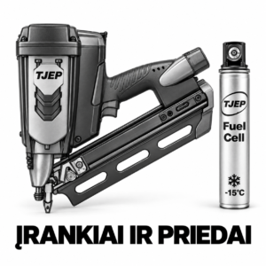 Įrankiai ir priedai – TJEP viniakalė ir dujų celė