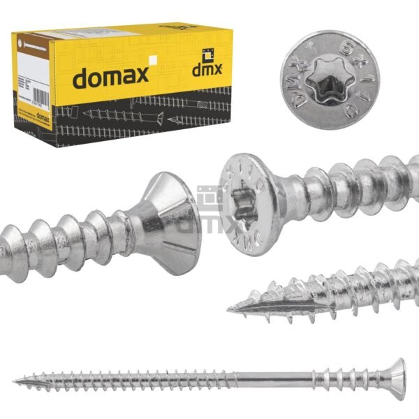 KAR1 DOMAX WDS pakuotė ir sraigto detalės