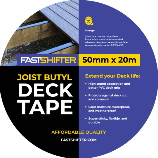 FastShifter butilo lagių juosta 80 mm × 20 m