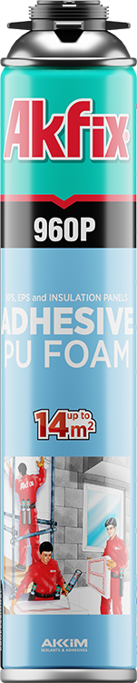 Akfix 960P klijuojančios putos 750 ml (850 g)