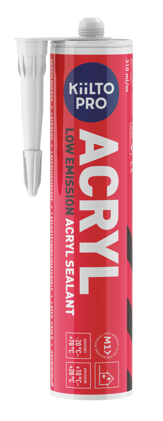 Kiilto Pro Acryl akrilinis hermetikas 310 ml