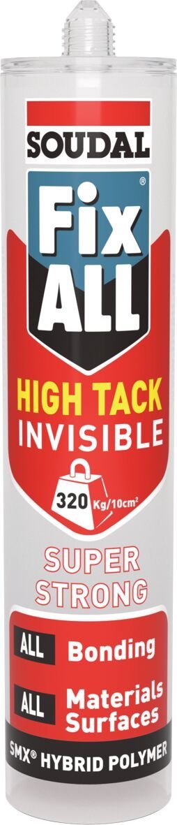 Soudal Fix All High Tack Invisible skaidrūs 290 ml