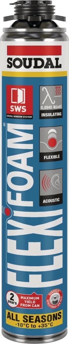 Soudal Flexifoam elastingos PU putos 750 ml