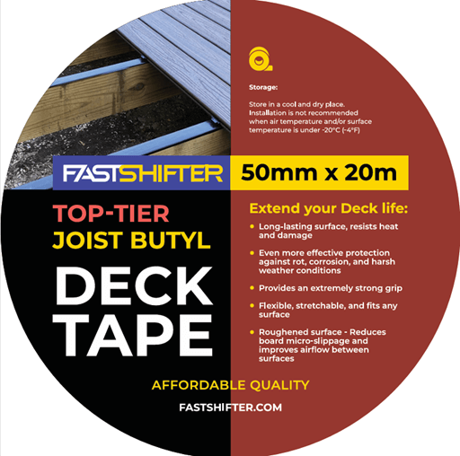 top-tier-butilo-juosta.png FastShifter Top-Tier butilo lagių juosta 50 mm × 20 m
